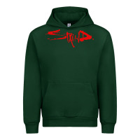 Forest Green staind Urban Hoodie - ArtMosaic