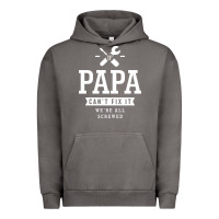 Pigment Tornado If Papa Can't Fix It We're All Screwed - Fathers Day Urban Hoodie - ArtMosaic