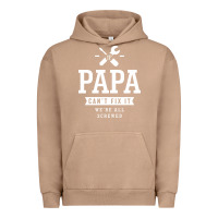 Pigment Burro If Papa Can't Fix It We're All Screwed - Fathers Day Urban Hoodie - ArtMosaic