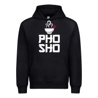 Black pho sho foodie asian food humor chopsticks funny Urban Hoodie - ArtMosaic