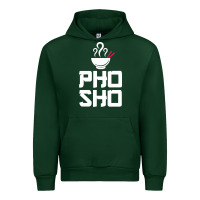 Forest Green pho sho foodie asian food humor chopsticks funny Urban Hoodie - ArtMosaic