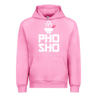 Fuchsia Pink pho sho foodie asian food humor chopsticks funny Urban Hoodie - ArtMosaic