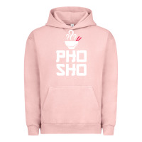 Pigment Salmon pho sho foodie asian food humor chopsticks funny Urban Hoodie - ArtMosaic