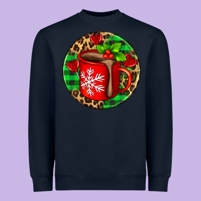 Christmas Hot Chocolate And Candies Heavyweight Sweatshirt Designed By Adodesignshop