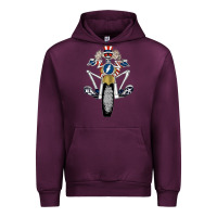 Mauve Wine grateful motor ber Urban Hoodie - ArtMosaic