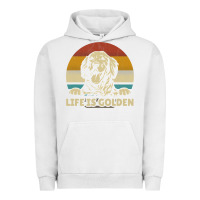 Pigment Lunar Rock Golden Retriever Dog Life is golden retro vintage Urban Hoodie - ArtMosaic