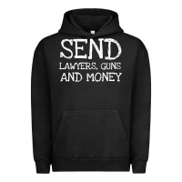 Pigment Black Warren Zevon Send Lawyers Guns and Money Music Shirt Urban Hoodie - ArtMosaic