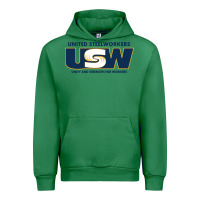 Emerald United Steelworkers - Unity and Strength for Worke Urban Hoodie - ArtMosaic