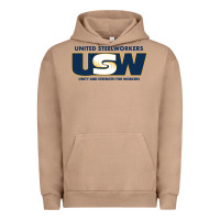 Pigment Burro United Steelworkers - Unity and Strength for Worke Urban Hoodie - ArtMosaic