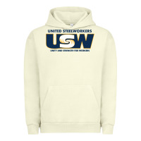 Pigment Pistachio United Steelworkers - Unity and Strength for Worke Urban Hoodie - ArtMosaic