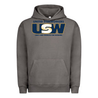 Pigment Tornado United Steelworkers - Unity and Strength for Worke Urban Hoodie - ArtMosaic