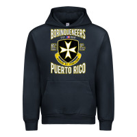 Navy Borinqueneers Puerto Rico Flag Honor Et Fidelitas Urban Hoodie - ArtMosaic