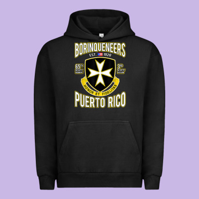 Borinqueneers Puerto Rico Flag Honor Et Fidelitas Urban Hoodie Designed By Artmosaic