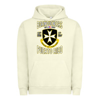 Pigment Pistachio Borinqueneers Puerto Rico Flag Honor Et Fidelitas Urban Hoodie - ArtMosaic