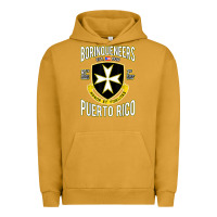 Pigment Peanut Butter Borinqueneers Puerto Rico Flag Honor Et Fidelitas Urban Hoodie - ArtMosaic