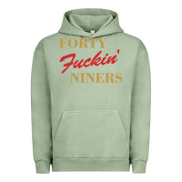 Pigment Oil Green forty fvckin' niners Urban Hoodie - ArtMosaic