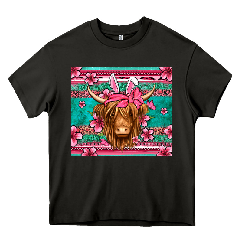Easter Longhaired Cow Heavy Core Tee by Jasminsmagicworld | Teevron