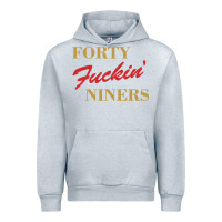 Heather Grey forty fvckin' niners Urban Hoodie - ArtMosaic