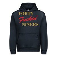 Navy forty fvckin' niners Urban Hoodie - ArtMosaic