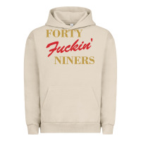Pigment French Oak forty fvckin' niners Urban Hoodie - ArtMosaic