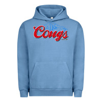 Pigment Pebble Blue wsu cougs Urban Hoodie - ArtMosaic