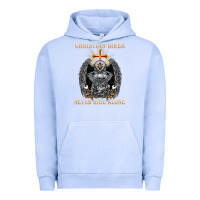 Pigment Grape Ice jesus christian biker never ride alone Urban Hoodie - ArtMosaic