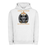 Pigment Lunar Rock jesus christian biker never ride alone Urban Hoodie - ArtMosaic