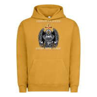 Pigment Peanut Butter jesus christian biker never ride alone Urban Hoodie - ArtMosaic