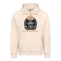 Sandshell jesus christian biker never ride alone Urban Hoodie - ArtMosaic