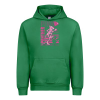 Emerald Pink Panther Urban Hoodie - ArtMosaic