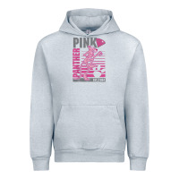 Heather Grey Pink Panther Urban Hoodie - ArtMosaic