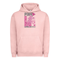 Pigment Salmon Pink Panther Urban Hoodie - ArtMosaic