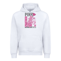 White Pink Panther Urban Hoodie - ArtMosaic