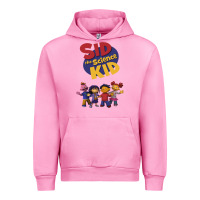 Fuchsia Pink Sid The Science Kid boyfriend Urban Hoodie - ArtMosaic