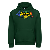 Forest Green Vintage-Awana clubs Urban Hoodie - ArtMosaic