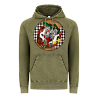 Vintage Olive Cowgirl Boots Vintage Hoodie - FaDigitalArtStudio