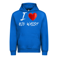 Cobalt i love heart bid whist card game t shirt Urban Hoodie - ArtMosaic