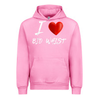 Fuchsia Pink i love heart bid whist card game t shirt Urban Hoodie - ArtMosaic