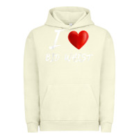 Pigment Pistachio i love heart bid whist card game t shirt Urban Hoodie - ArtMosaic