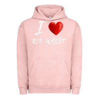 Pigment Salmon i love heart bid whist card game t shirt Urban Hoodie - ArtMosaic