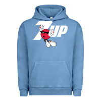 Pigment Pebble Blue cool spot,uncola 7up Urban Hoodie - ArtMosaic
