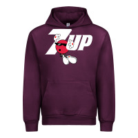 Mauve Wine cool spot,uncola 7up Urban Hoodie - ArtMosaic