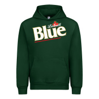 Forest Green labatt blue beer Urban Hoodie - ArtMosaic