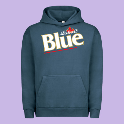 Labatt Blue Beer Urban Hoodie Designed By Artmosaic