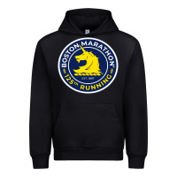 Black boston marathon Urban Hoodie - ArtMosaic