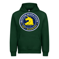 Forest Green boston marathon Urban Hoodie - ArtMosaic