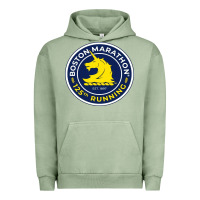 Pigment Oil Green boston marathon Urban Hoodie - ArtMosaic
