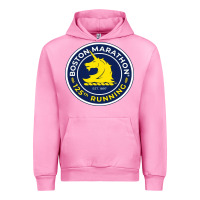 Fuchsia Pink boston marathon Urban Hoodie - ArtMosaic