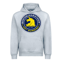 Heather Grey boston marathon Urban Hoodie - ArtMosaic