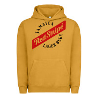 Pigment Peanut Butter jamaica red stripe lager beer Urban Hoodie - ArtMosaic